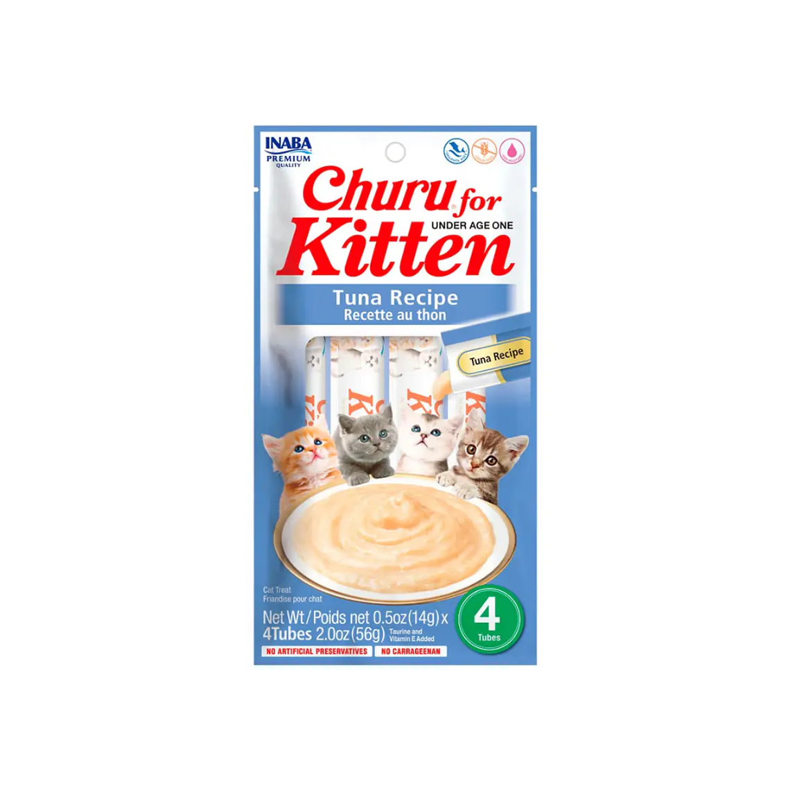 Churu Kitten Sabor Atun 4 unidades USA692 - 56gr 1
