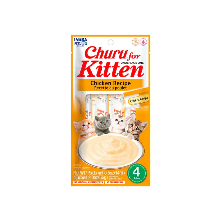 Churu Kitten Sabor Pollo 4 unidades USA691 - 56gr 1