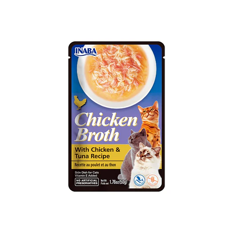 Churu Gato Broth Sabor Atun y Salmon USA822 - 50gr