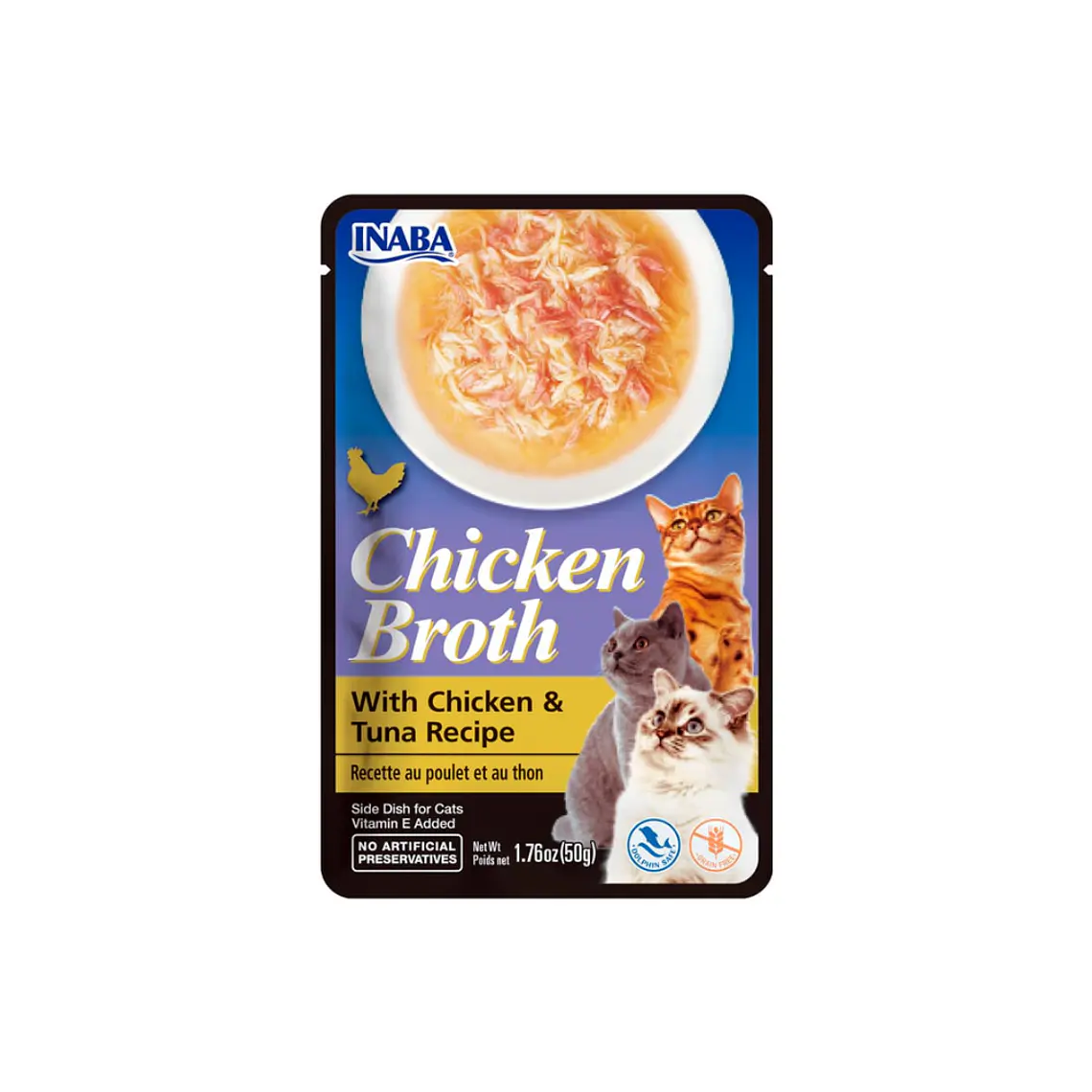 Churu Gato Broth Sabor Atun y Salmon USA822 - 50gr 1