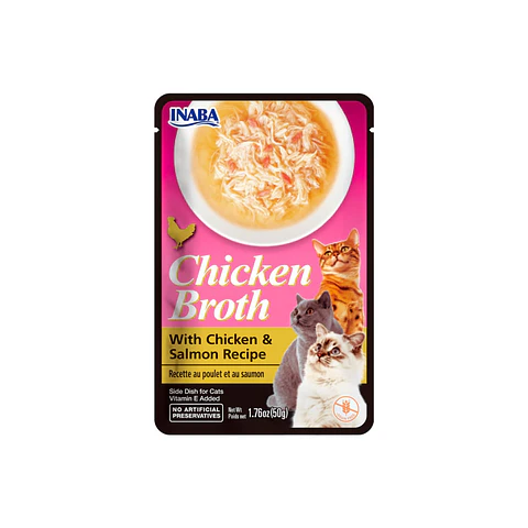 Churu Gato Broth Sabor Pollo y Salmon USA824 - 50gr