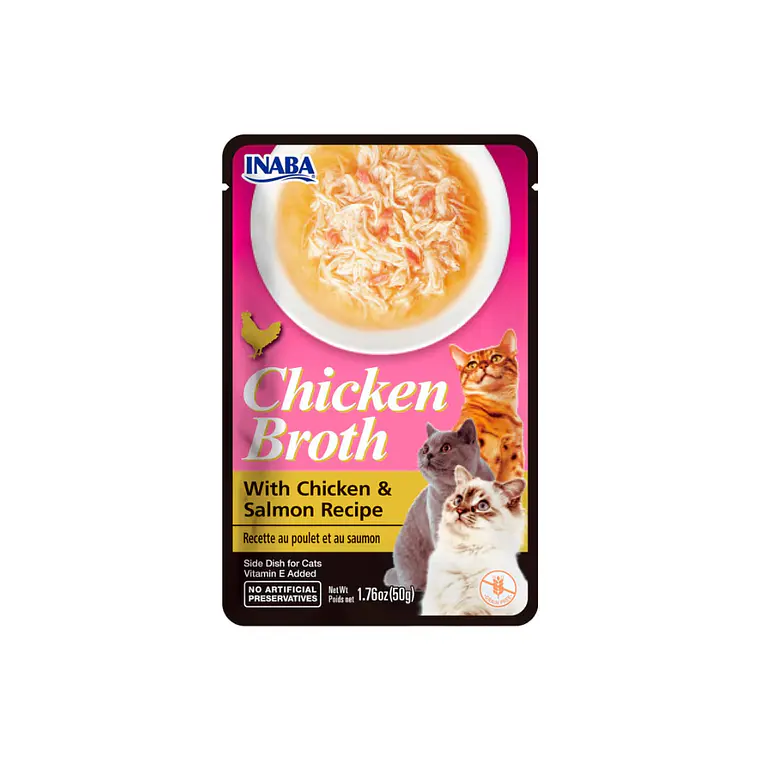 Churu Gato Broth Sabor Pollo y Salmon USA824 - 50gr 1