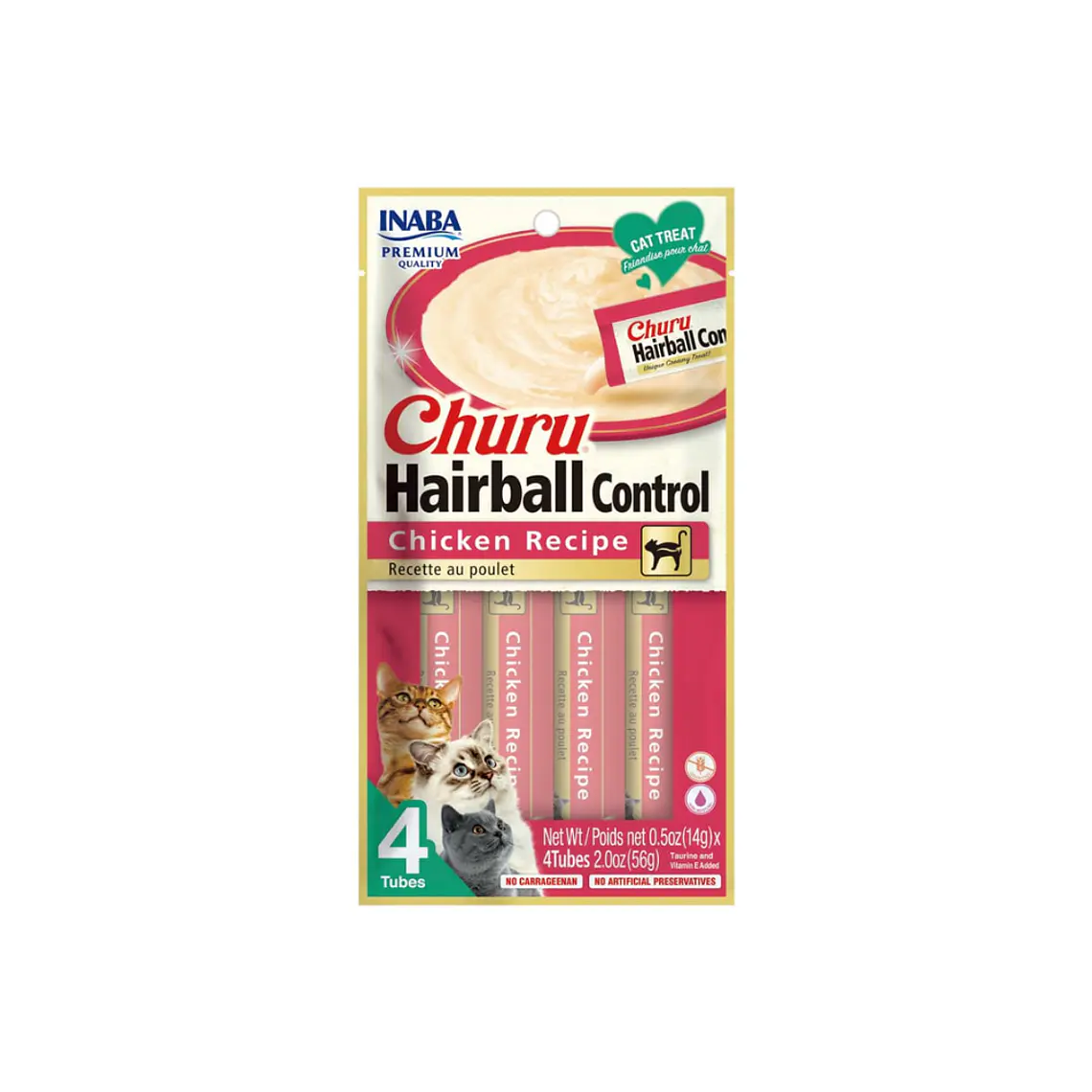 Churu Gato Hairball Sabor Pollo 4 unidades USA676 - 56gr 1