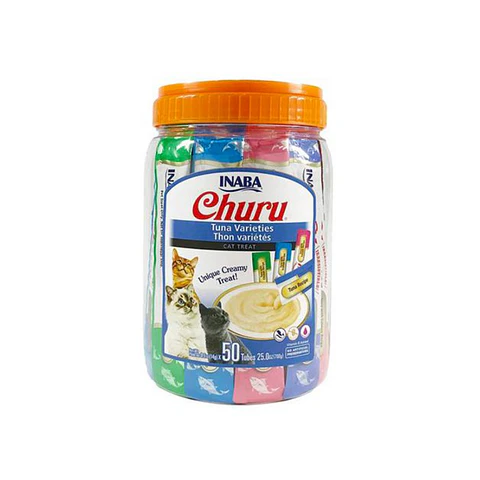 Churu Gato Sabor Atun Variedades 50 unidades USA651 - 700gr