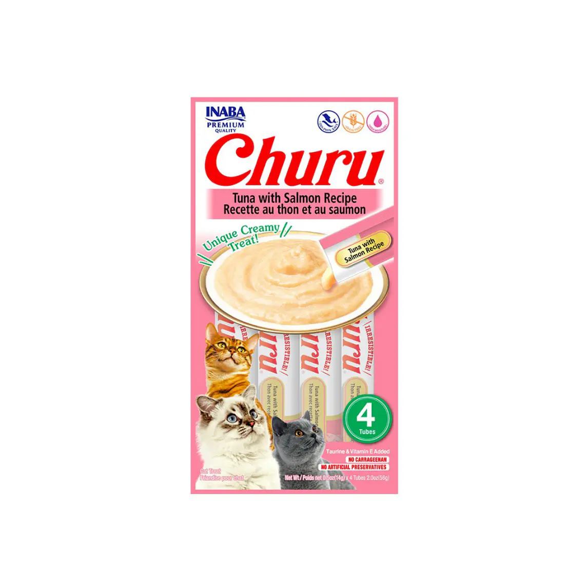 Churu Gato Sabor Atun y Salmon 4 unidades USA606 - 56gr 1