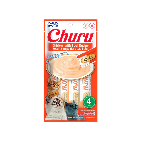 Churu Gato Sabor Pollo y Carne 4 unidades USA662 - 56gr