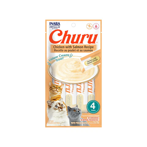 Churu Gato Sabor Pollo y Salmon 4 unidades USA667 - 56gr