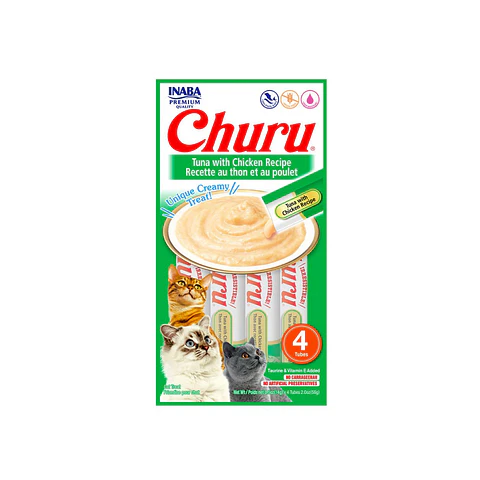 Churu Gato Sabor Atun y Pollo 4 unidades USA602 - 56gr