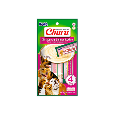 Churu Perro Sabor Pollo y Salmon 4 unidades USD613 - 56gr