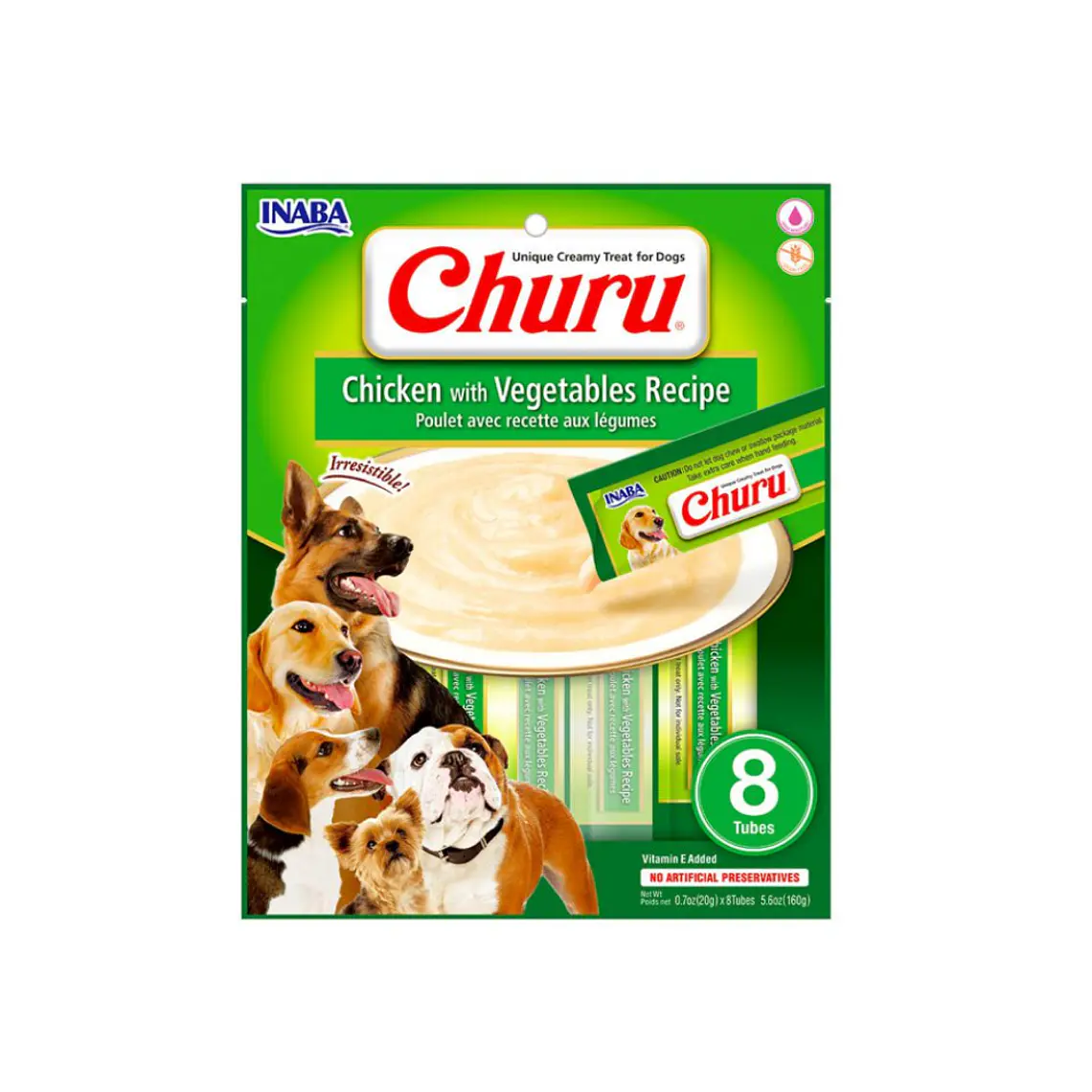 Churu Perro Sabor Pollo y Vegetales 8 unidades USD605 - 160gr 1