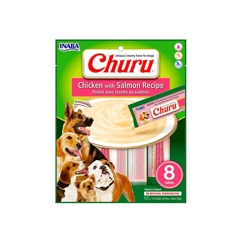 Churu Perro Sabor Pollo y Salmon 8 unidades USD603 - 160gr