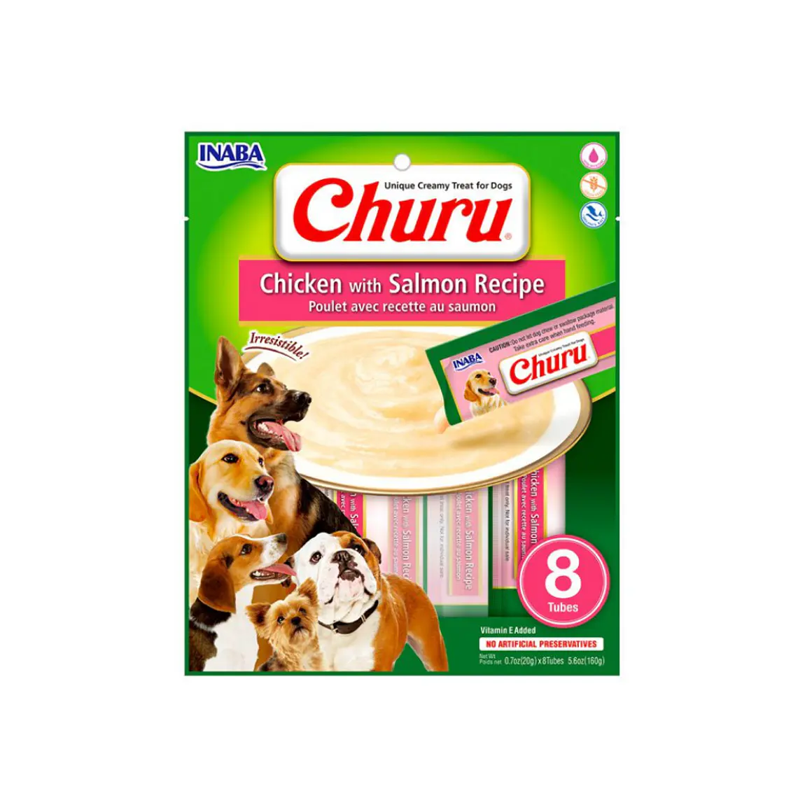 Churu Perro Sabor Pollo y Salmon 8 unidades USD603 - 160gr 1