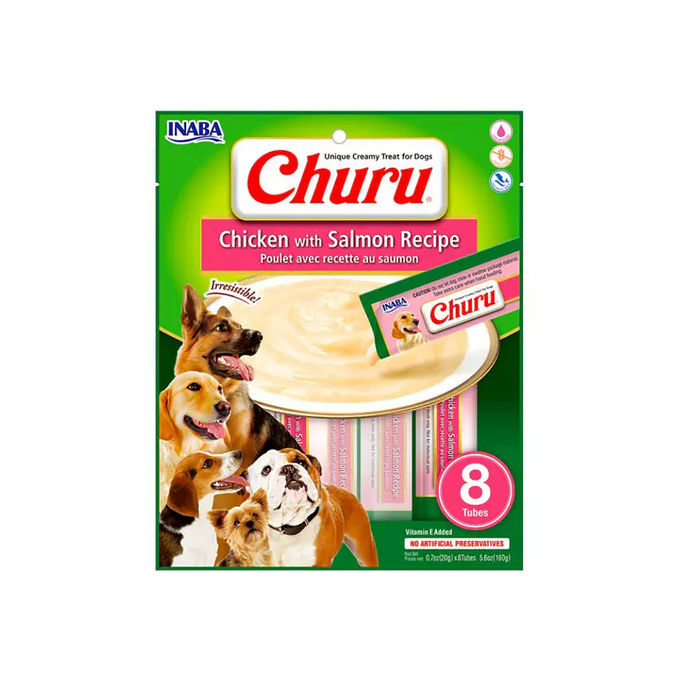 Churu Perro Sabor Pollo y Salmon 8 unidades USD603 - 160gr 1
