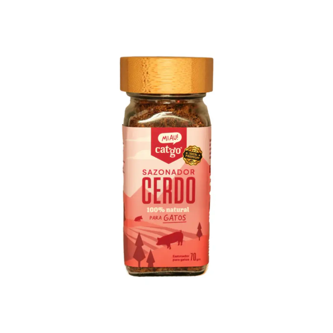 Sazonador Catgo Para Gatos Sabor Cerdo - 70gr 1