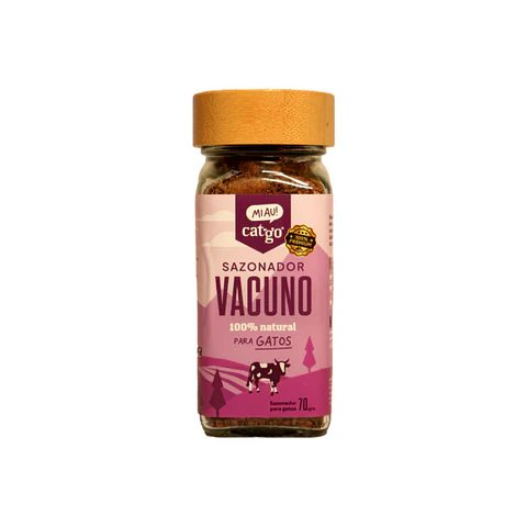 Sazonador Catgo Para Gatos Sabor Vacuno - 70gr