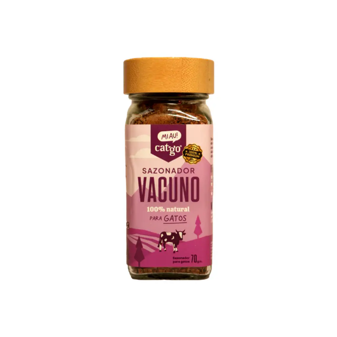 Sazonador Catgo Para Gatos Sabor Vacuno - 70gr 1