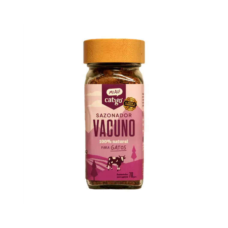 Sazonador Catgo Para Gatos Sabor Vacuno - 70gr 1