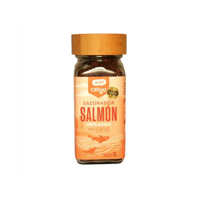 Sazonador Catgo Para Gatos Sabor Salmon - 70gr 1
