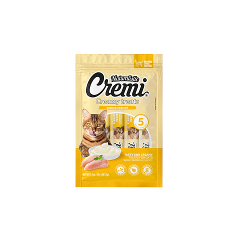 Cremi Gato Sabor Pollo 5 unidades - 60gr