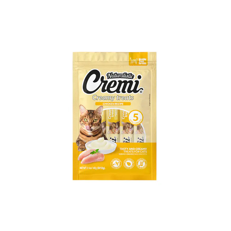 Cremi Gato Sabor Pollo 5 unidades - 60gr 1