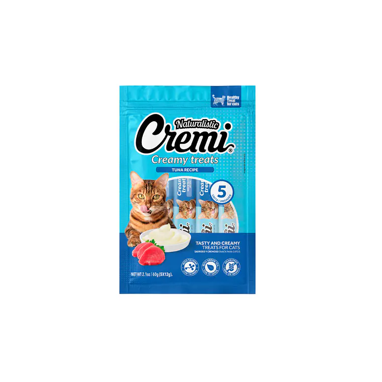 Cremi Gato Sabor Atun 5 unidades - 60gr 1