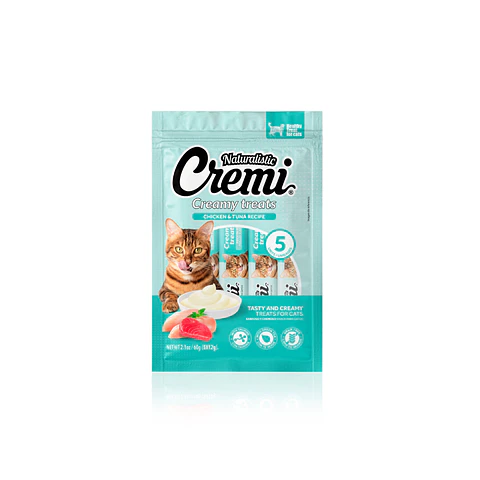 Cremi Gato Sabor Pollo y Atun 5 unidades - 60gr
