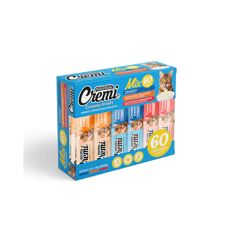 Cremi Gato Sabor Atun Variedades 60 unidades - 720gr