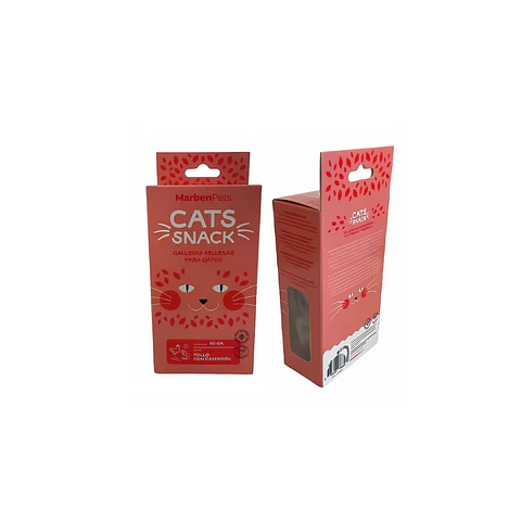Cats Snack Galletas Rellenas de Pollo y Camaron CK1008 - 80gr 