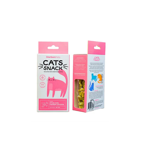 Cats Snack Galletas de Atun y Hierba Gatera CK1022 - 80gr 