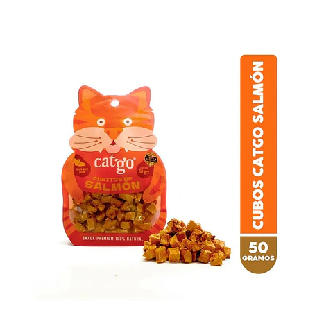 Snack Catgo Cubos de Salmon - 50gr