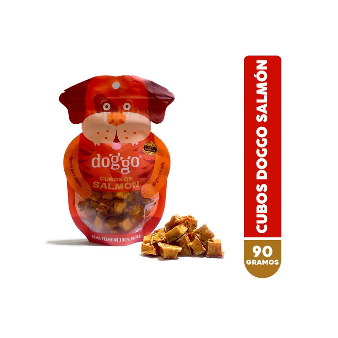 Snack Doggo Cubos de Salmon - 90gr 1