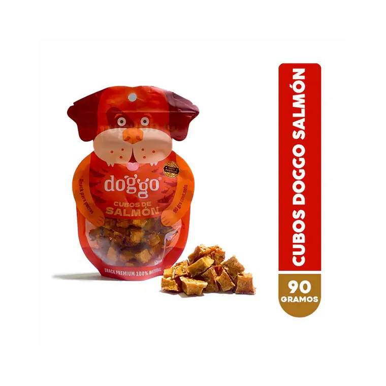 Snack Doggo Cubos de Salmon - 90gr 1