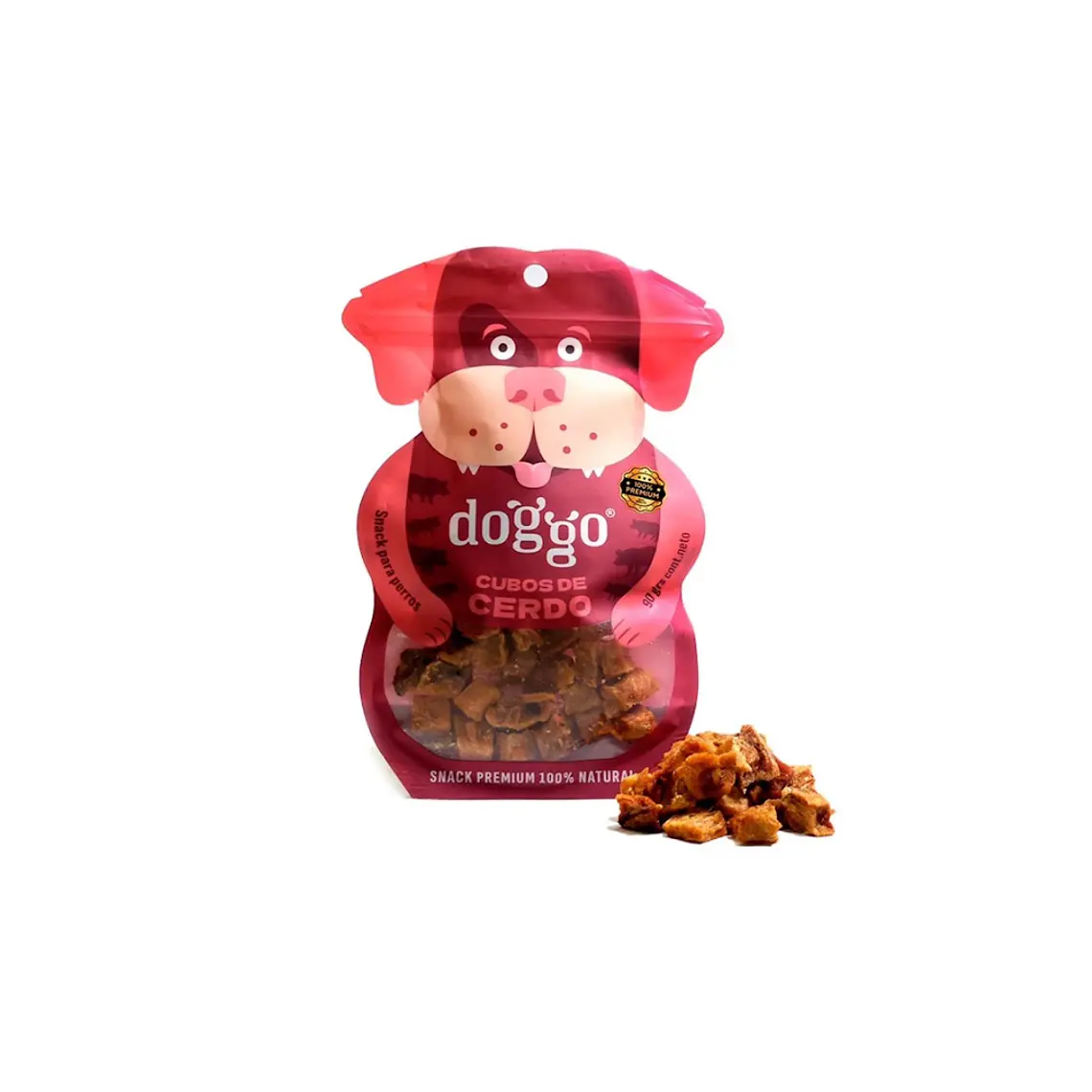 Snack Doggo Cubos de Cerdo - 90gr 1
