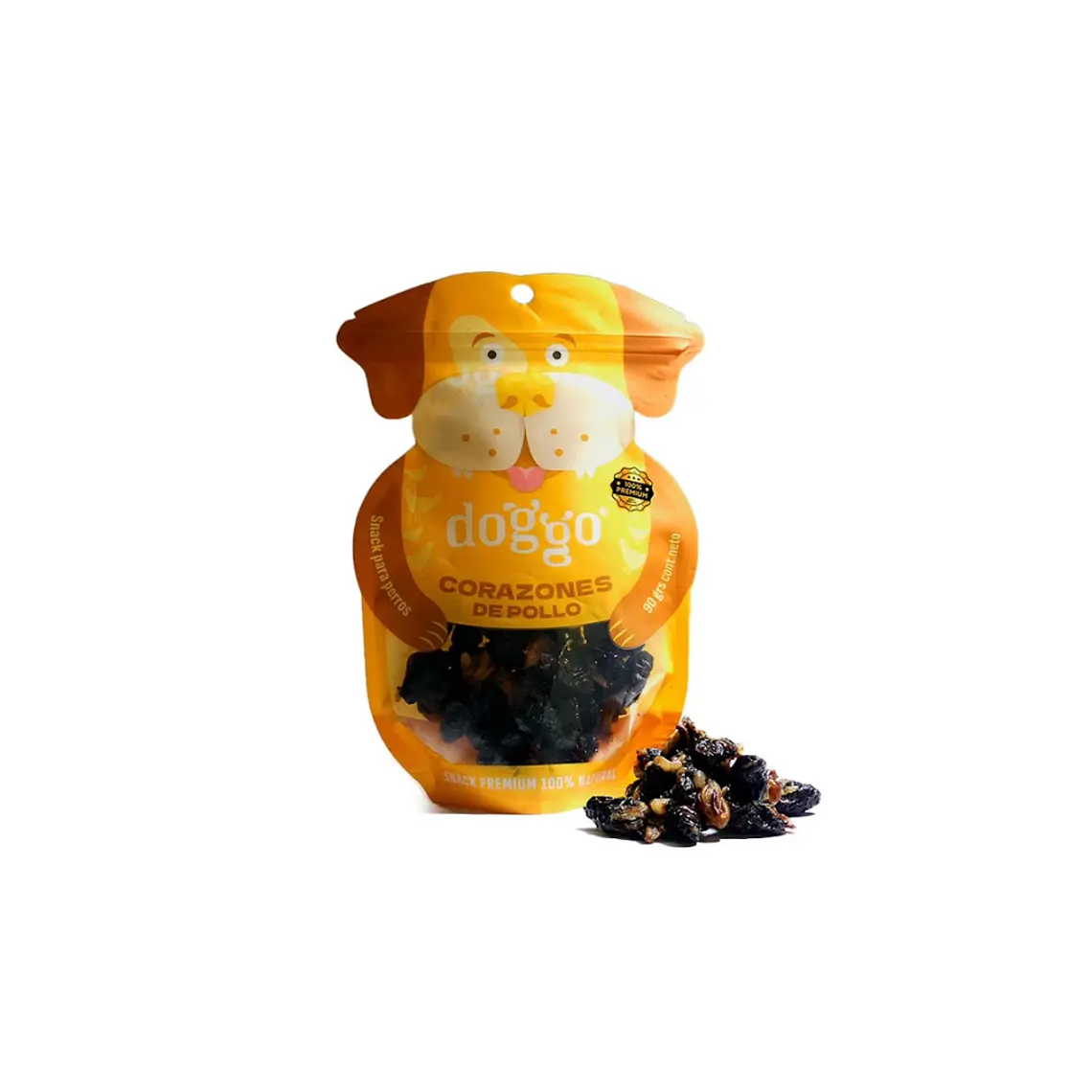 Snack Doggo Corazones de Pollo - 90gr 1