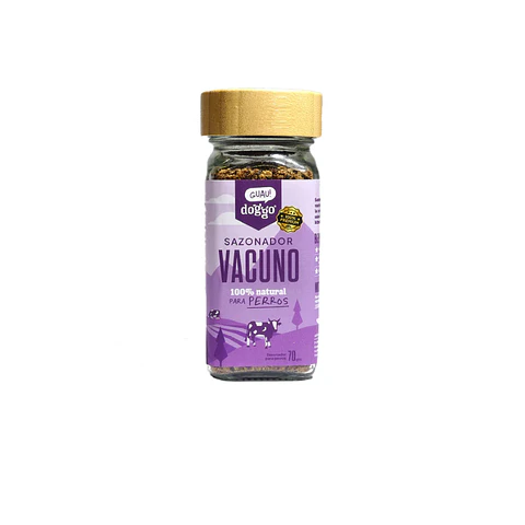 Sazonador Doggo Para Perros Sabor Vacuno - 70gr