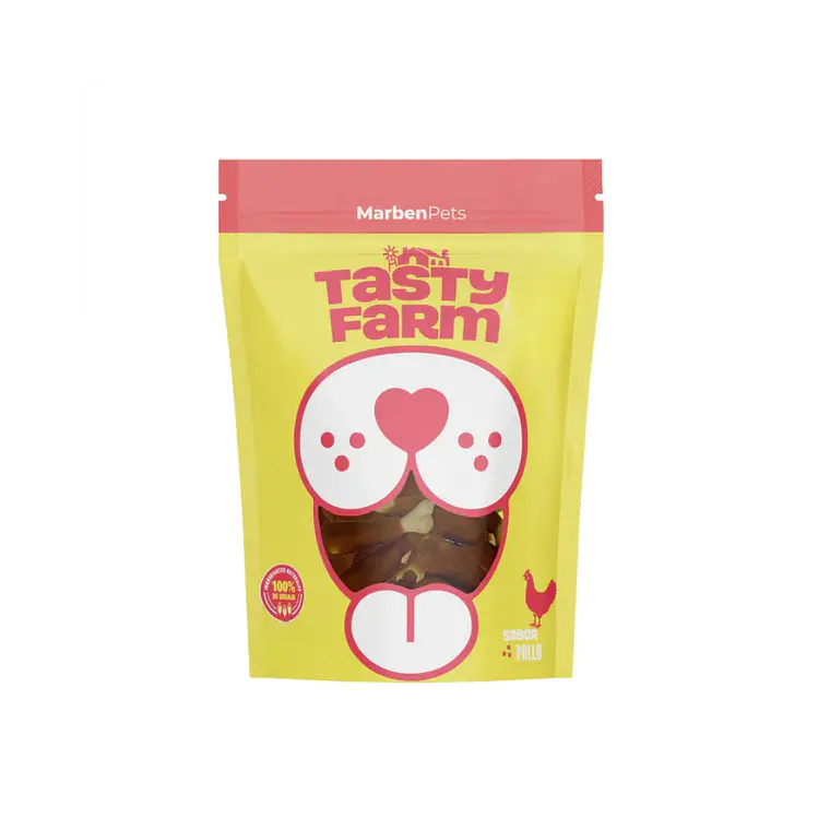 Tasty Farm Trutos de Pollo con Hueso de Calcio - 100gr 1