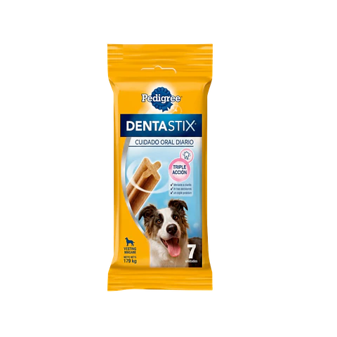 Snack Dentastix Cuidado Dental Para Perro Raza Mediana - 180gr