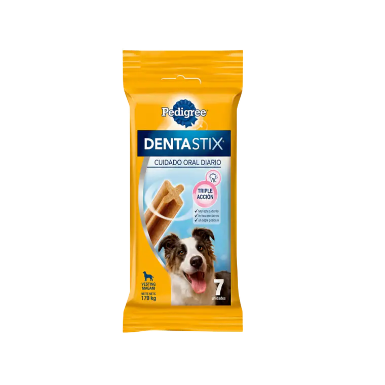 Snack Dentastix Cuidado Dental Para Perro Raza Mediana - 180gr 1