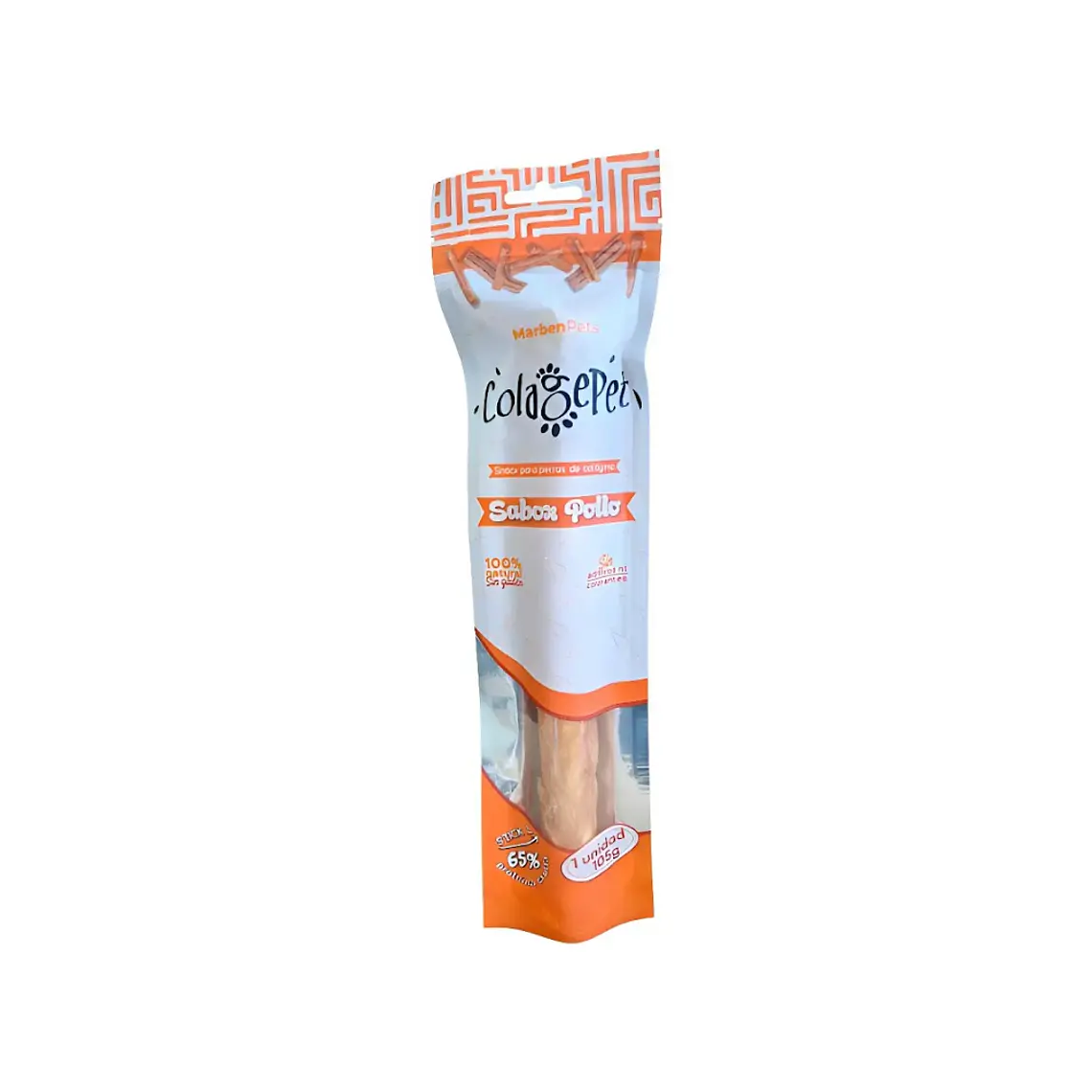 Colagepet Barrra de Colageno L Sabor Pollo 1 unidad - 105gr 1