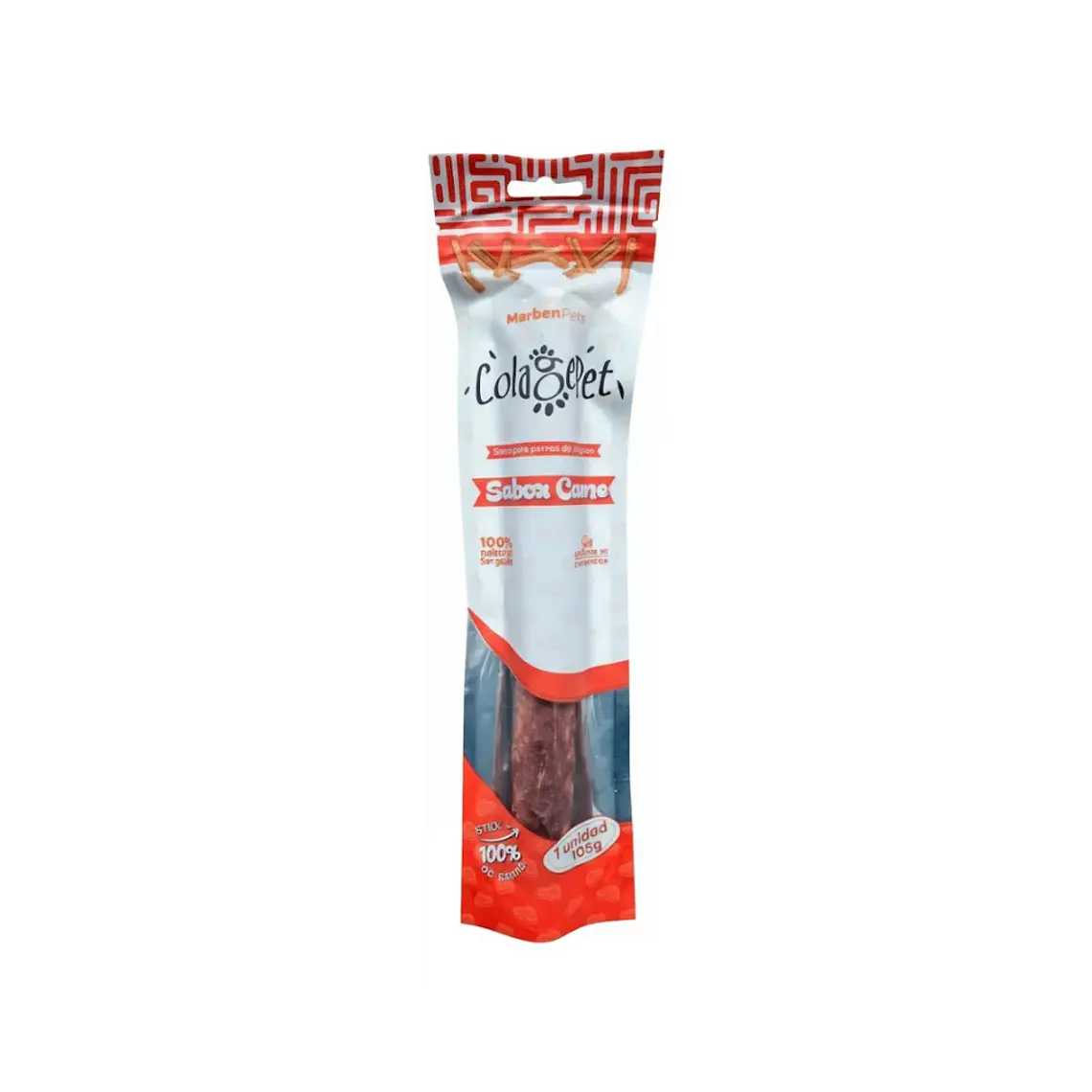 Colagepet Barrra de Colageno L Sabor Carne 1 unidad - 105gr 1