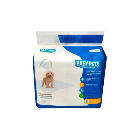 Sabanilla Baby Pets Training Pads 30 unidades -60 x 60cm
