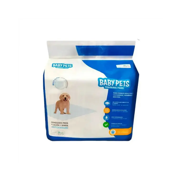 Sabanilla Baby Pets Training Pads 30 unidades -60 x 60cm 1
