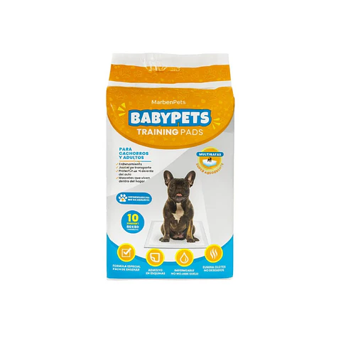 Sabanilla Baby Pets Training Pads 10 unidades - 60 x 60cm