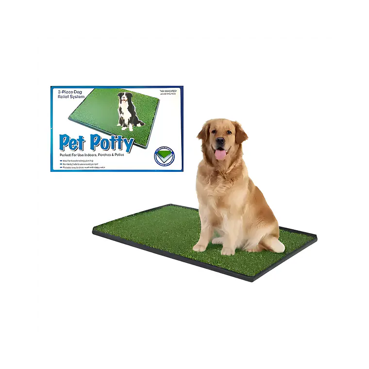 Baño Ecologico Para Perros Bandeja 3 Capas Tamaño Grande - 76 x 50cm  1