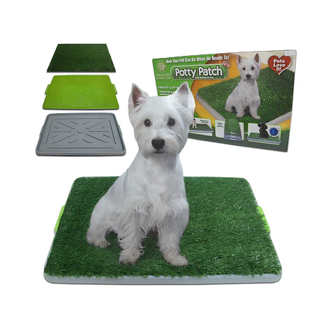 Baño Ecologico Para Perros Bandeja 3 Capas Tamaño Mediano - 68 x 44cm 
