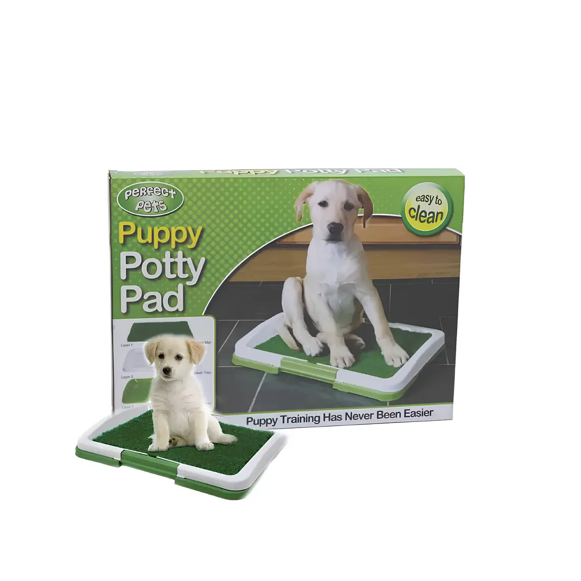 Baño Ecologico Para Perros Bandeja 3 Capas Tamaño Pequeño - 47 x 34cm  1