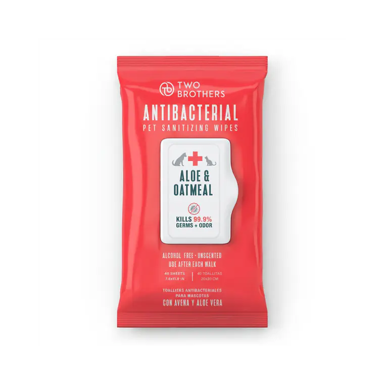 Toallas Humeda Anti Bacterial Two Brothers - 40u 1