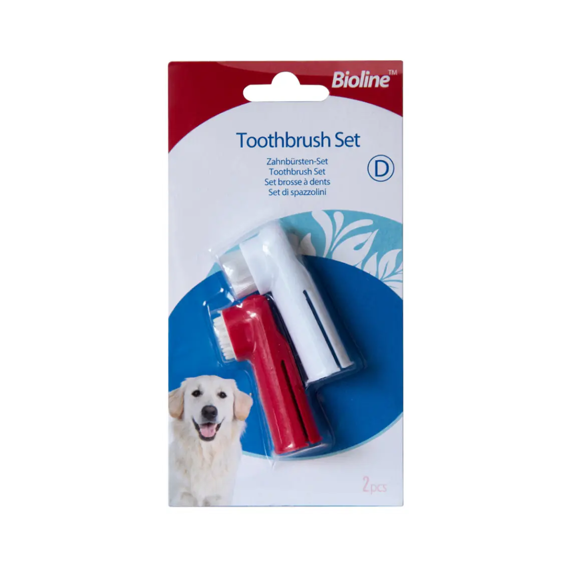Set Bioline 2 Cepillos de Dientes Dedal  1