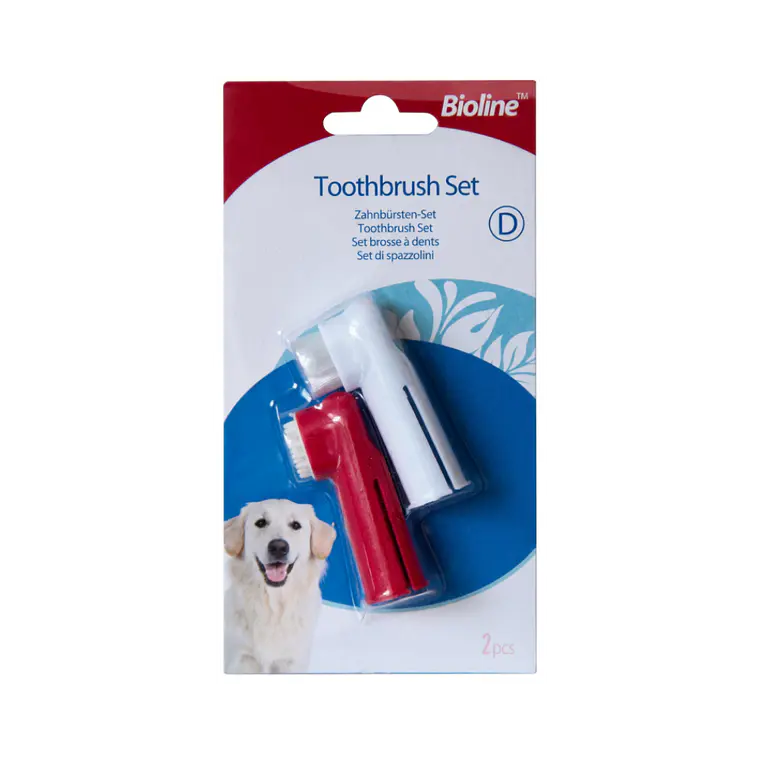 Set Bioline 2 Cepillos de Dientes Dedal  1