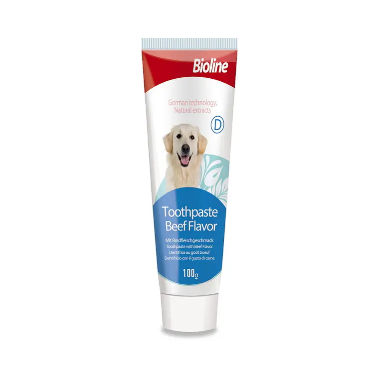 Pasta Dental Bioline Para Perros Sabor Carne - 100gr 1